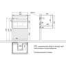 Тумба LEMARK BUNO MINI 50 см под раковину, подвесная,1 ящик, белый глянец LM05BM50T
